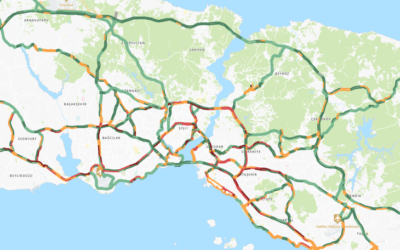 Trafiğe yağmur etkisi. Adım adım ilerliyor